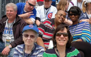 Seated in the Bleachers